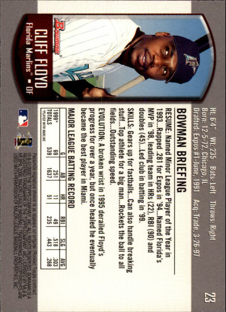 B2187- 2000 Bowman Baseball Card #s 1-250 +Rookies -You Pick- 15+ FREE US SHIP - Picture 43 of 457