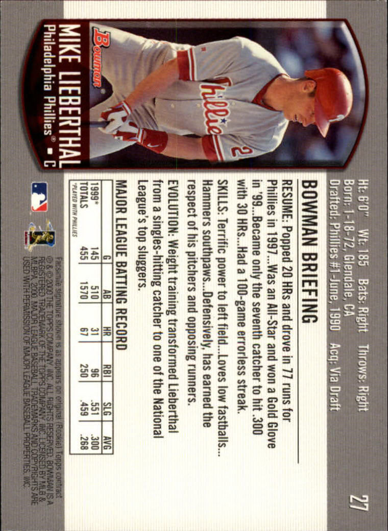 B2187- 2000 Bowman Baseball Card #s 1-250 +Rookies -You Pick- 15+ FREE US SHIP - Picture 51 of 457