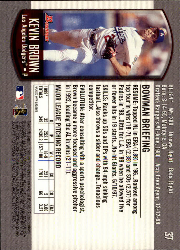 B2187- 2000 Bowman Baseball Card #s 1-250 +Rookies -You Pick- 15+ FREE US SHIP - Picture 67 of 457