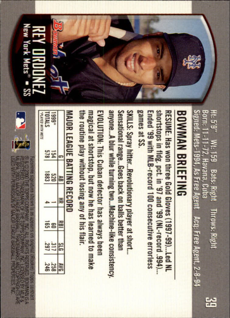 B2187- 2000 Bowman Baseball Card #s 1-250 +Rookies -You Pick- 15+ FREE US SHIP - Picture 71 of 457