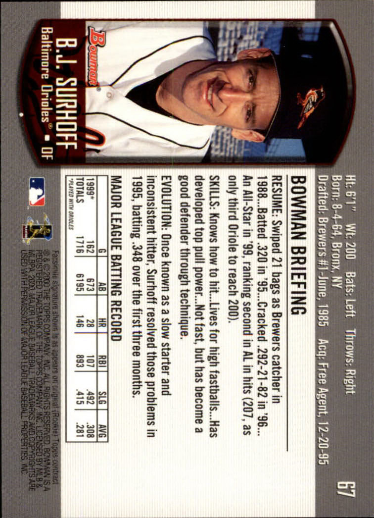 B2187- 2000 Bowman Baseball Card #s 1-250 +Rookies -You Pick- 15+ FREE US SHIP - Picture 123 of 457