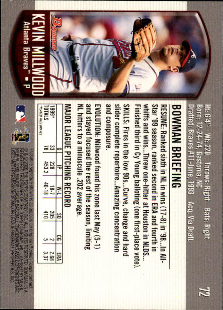 B2187- 2000 Bowman Baseball Card #s 1-250 +Rookies -You Pick- 15+ FREE US SHIP - Picture 133 of 457