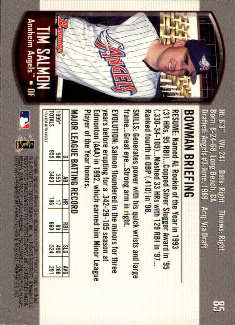 B2187- 2000 Bowman Baseball Card #s 1-250 +Rookies -You Pick- 15+ FREE US SHIP - Picture 159 of 457