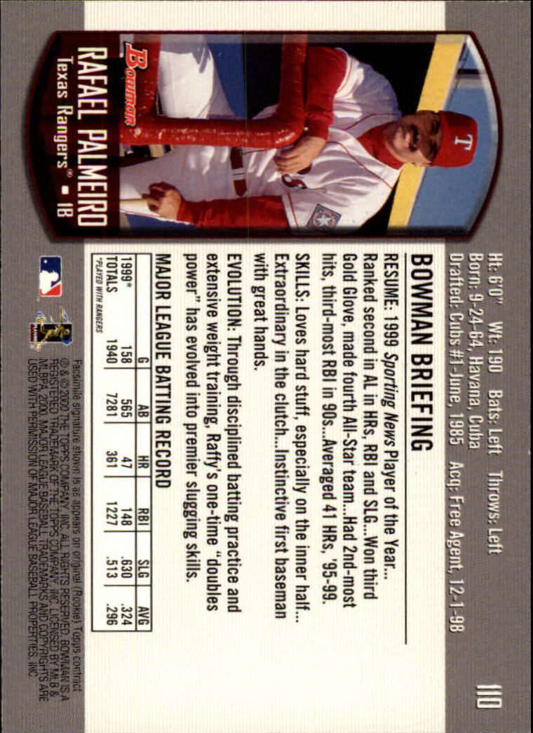 B2187- 2000 Bowman Baseball Card #s 1-250 +Rookies -You Pick- 15+ FREE US SHIP - Picture 197 of 457