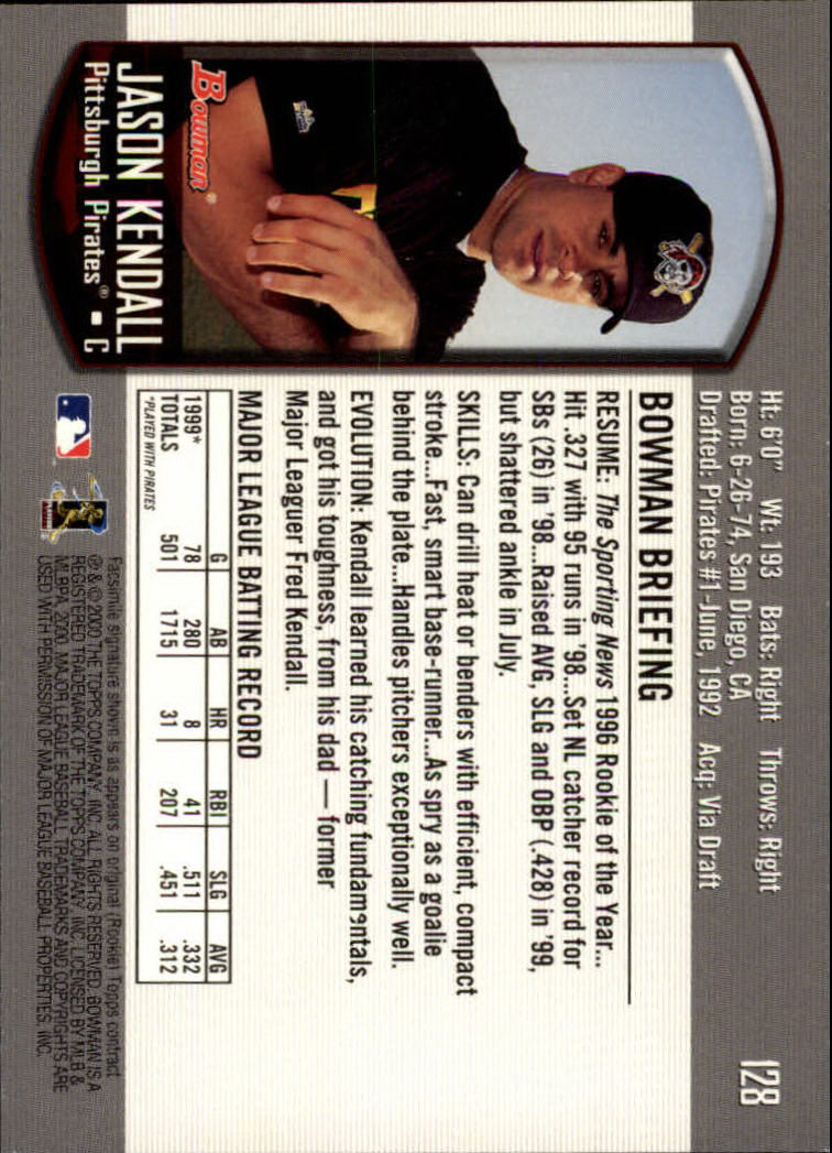 B2187- 2000 Bowman Baseball Card #s 1-250 +Rookies -You Pick- 15+ FREE US SHIP - Picture 231 of 457