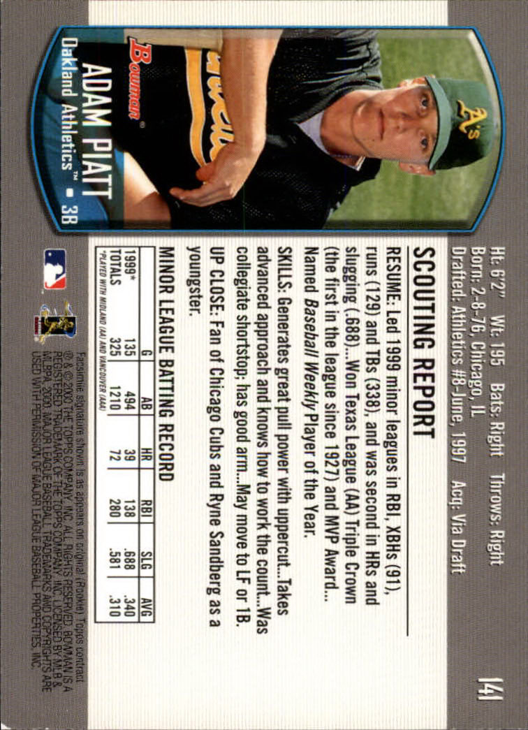 B2187- 2000 Bowman Baseball Card #s 1-250 +Rookies -You Pick- 15+ FREE US SHIP - Picture 253 of 457
