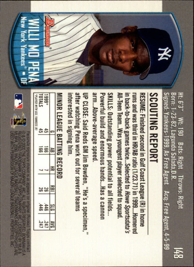 B2187- 2000 Bowman Baseball Card #s 1-250 +Rookies -You Pick- 15+ FREE US SHIP - Picture 267 of 457
