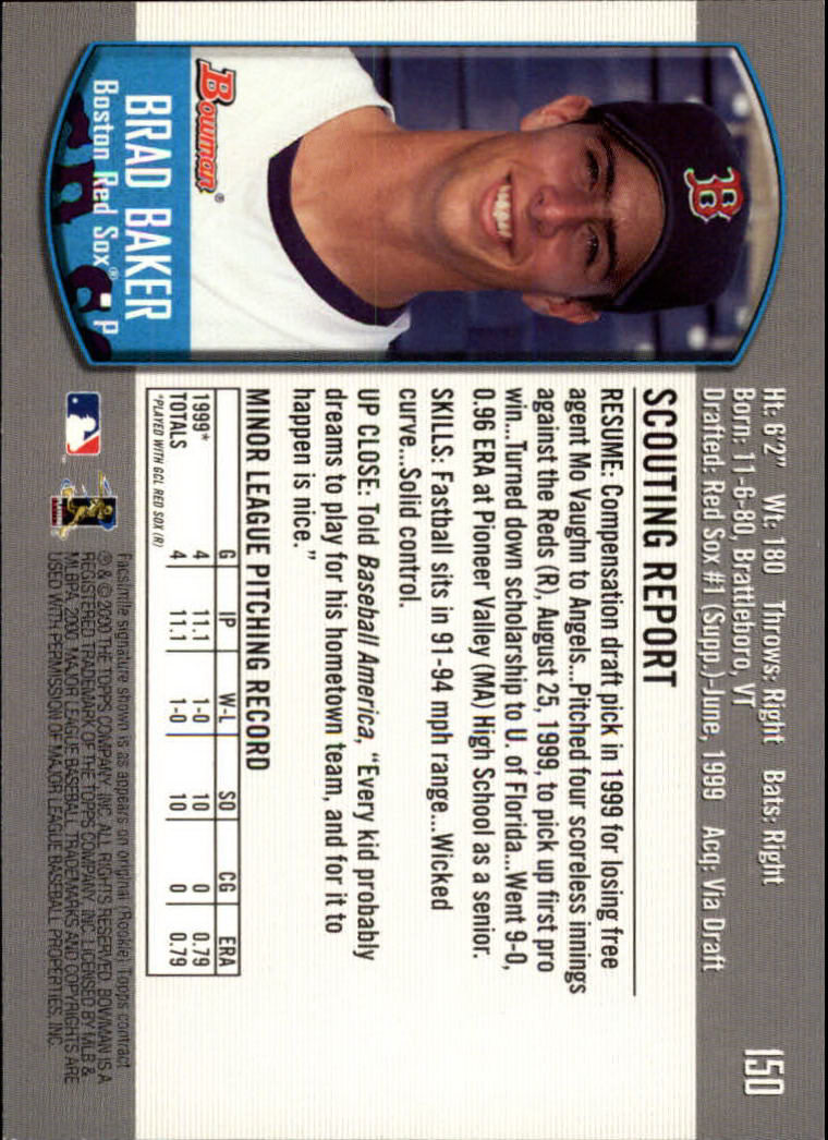 B2187- 2000 Bowman Baseball Card #s 1-250 +Rookies -You Pick- 15+ FREE US SHIP - Picture 269 of 457