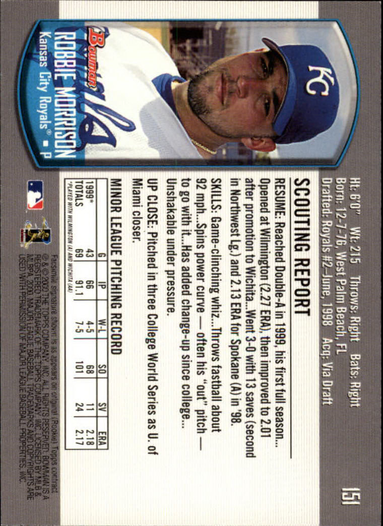 B2187- 2000 Bowman Baseball Card #s 1-250 +Rookies -You Pick- 15+ FREE US SHIP - Picture 271 of 457
