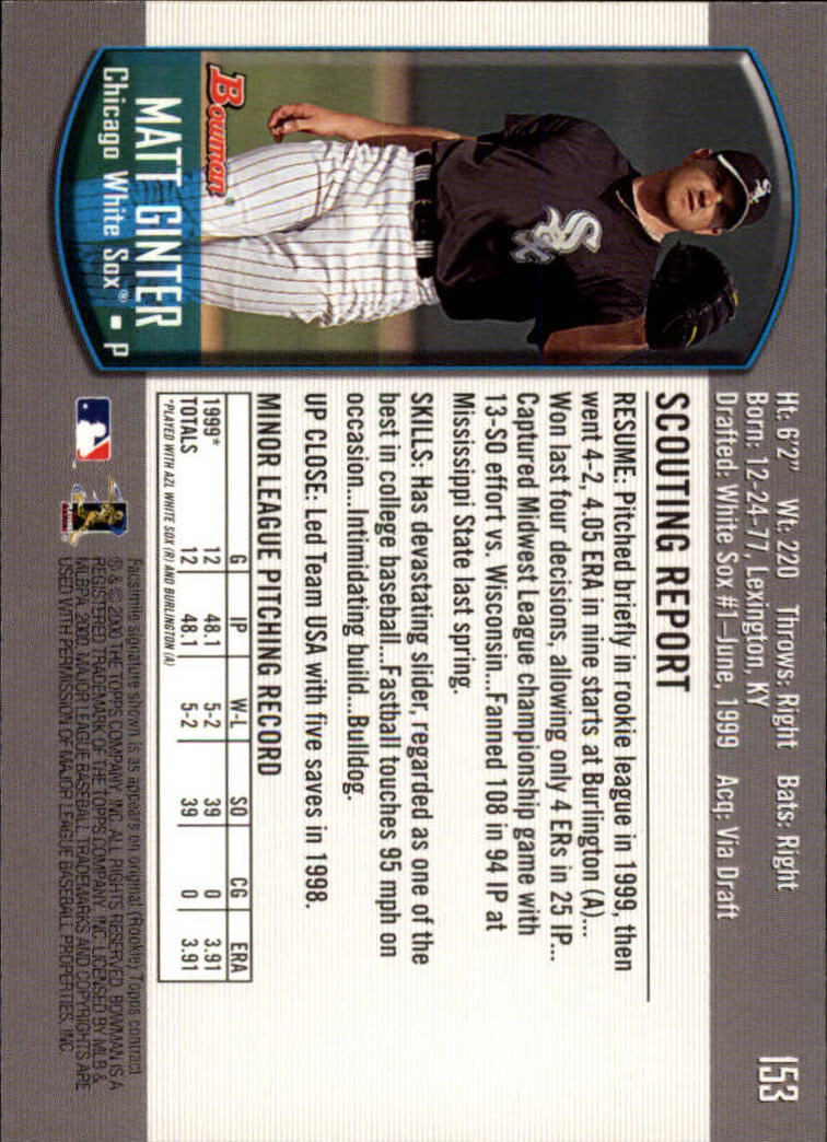 B2187- 2000 Bowman Baseball Card #s 1-250 +Rookies -You Pick- 15+ FREE US SHIP - Picture 275 of 457