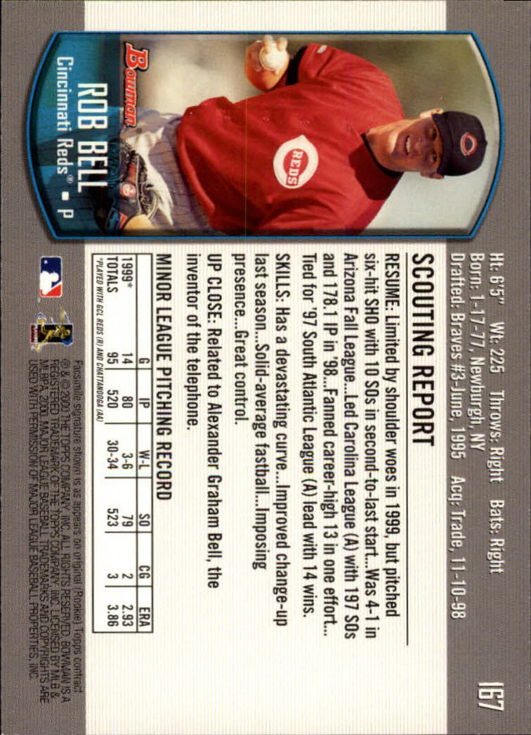 B2187- 2000 Bowman Baseball Card #s 1-250 +Rookies -You Pick- 15+ FREE US SHIP - Picture 299 of 457