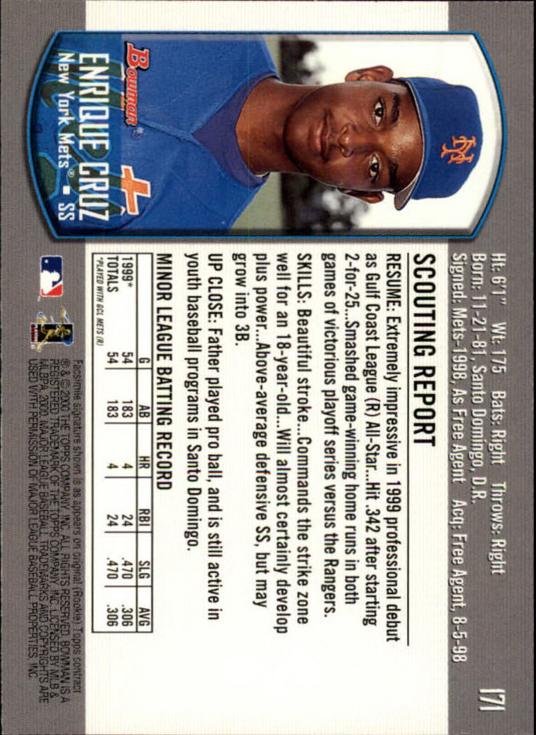 B2187- 2000 Bowman Baseball Card #s 1-250 +Rookies -You Pick- 15+ FREE US SHIP - Picture 307 of 457
