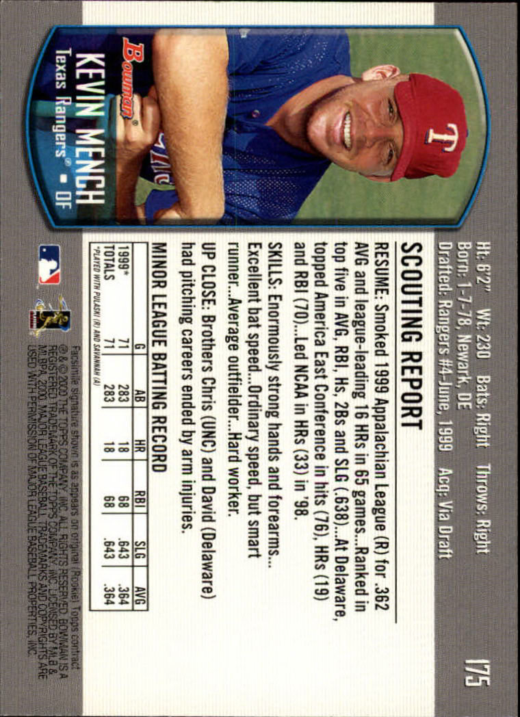 B2187- 2000 Bowman Baseball Card #s 1-250 +Rookies -You Pick- 15+ FREE US SHIP - Picture 315 of 457