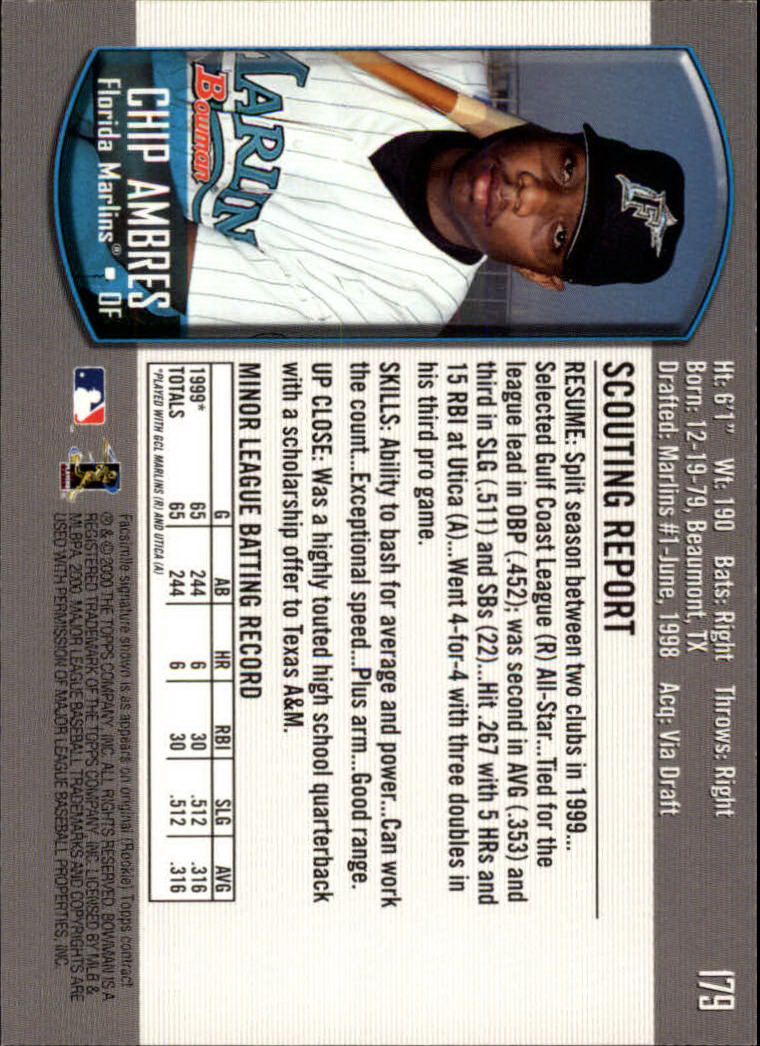 B2187- 2000 Bowman Baseball Card #s 1-250 +Rookies -You Pick- 15+ FREE US SHIP - Picture 323 of 457