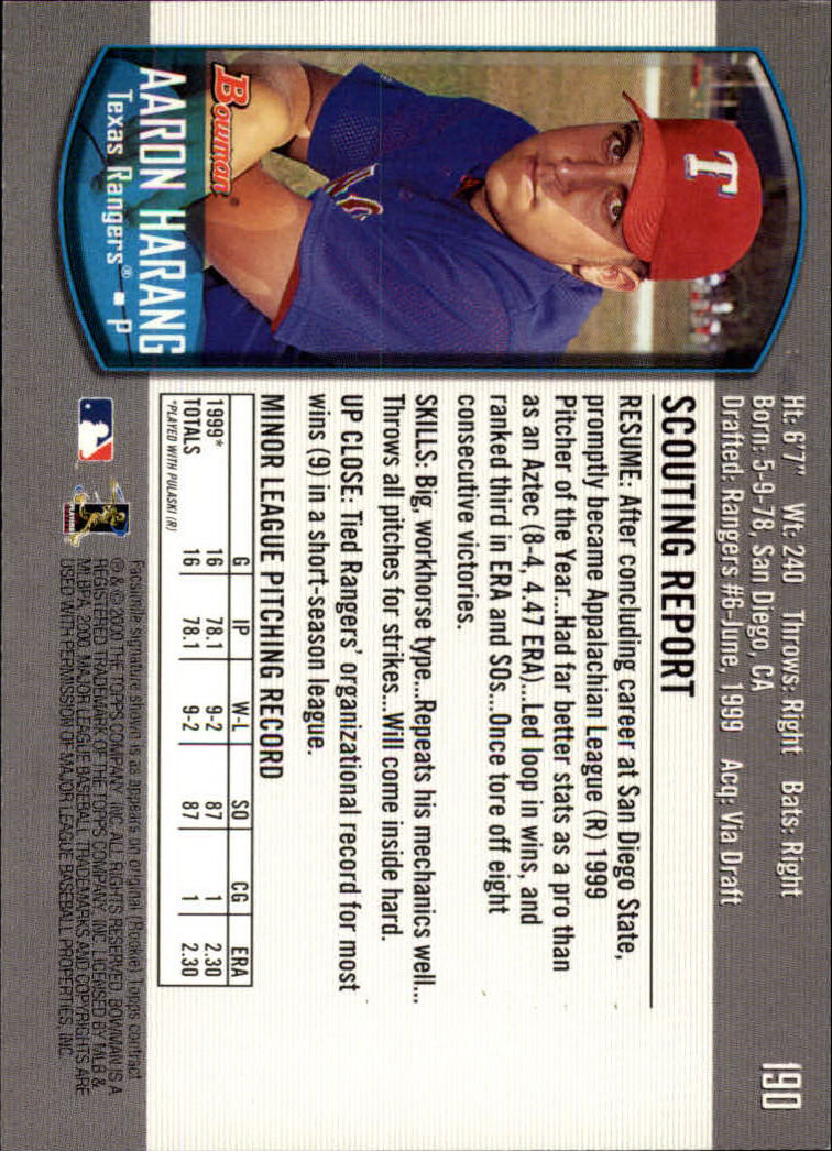 B2187- 2000 Bowman Baseball Card #s 1-250 +Rookies -You Pick- 15+ FREE US SHIP - Picture 343 of 457