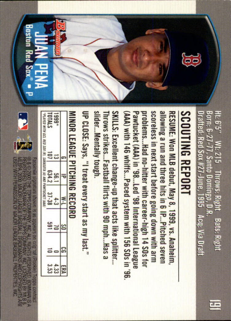 B2187- 2000 Bowman Baseball Card #s 1-250 +Rookies -You Pick- 15+ FREE US SHIP - Picture 345 of 457
