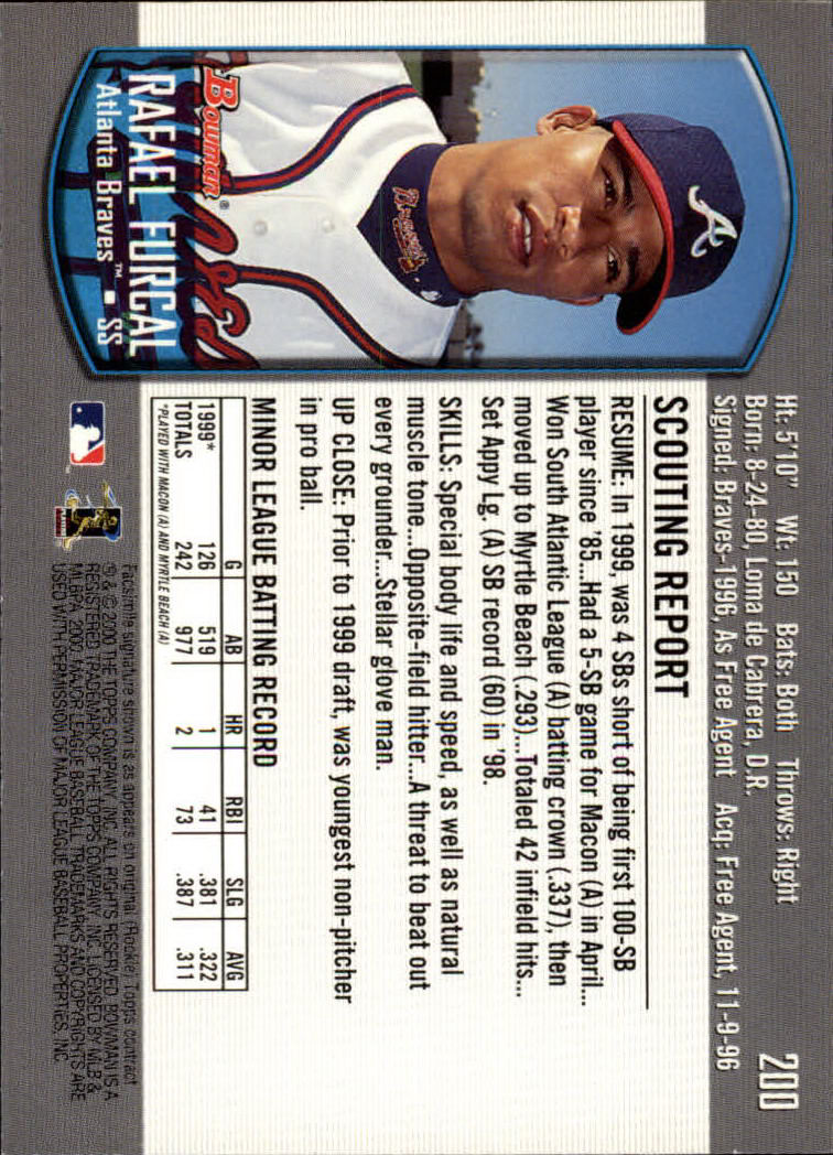 B2187- 2000 Bowman Baseball Card #s 1-250 +Rookies -You Pick- 15+ FREE US SHIP - Picture 361 of 457
