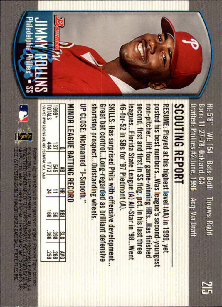 B2187- 2000 Bowman Baseball Card #s 1-250 +Rookies -You Pick- 15+ FREE US SHIP - Picture 387 of 457