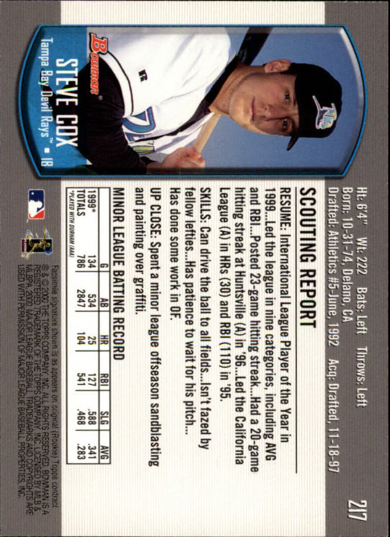 B2187- 2000 Bowman Baseball Card #s 1-250 +Rookies -You Pick- 15+ FREE US SHIP - Picture 391 of 457