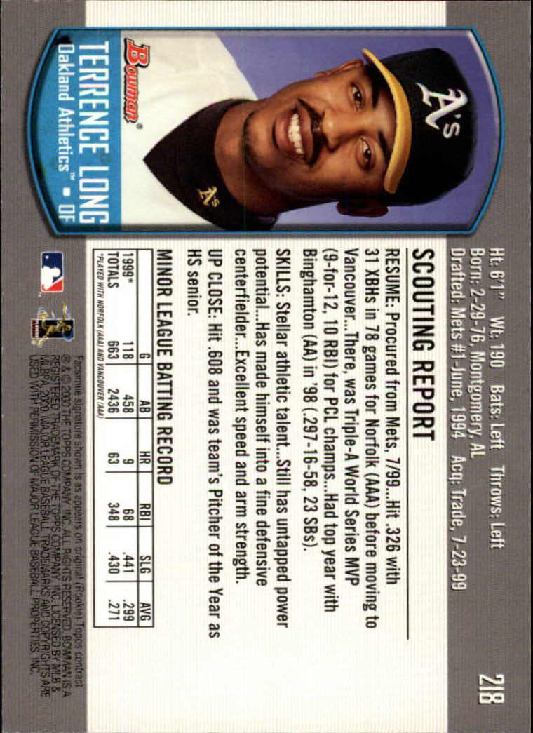 B2187- 2000 Bowman Baseball Card #s 1-250 +Rookies -You Pick- 15+ FREE US SHIP - Picture 393 of 457