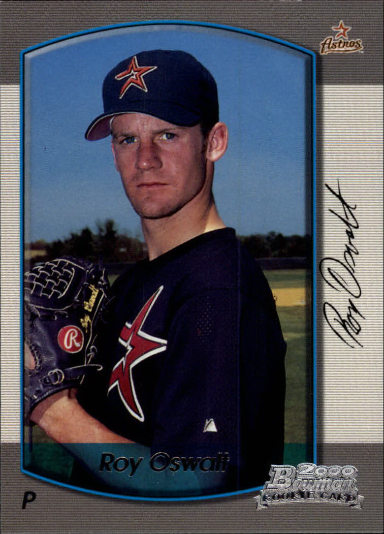 Roy Oswalt 2001 Topps Rookie Signed Autographed Card #727 Houston Astros