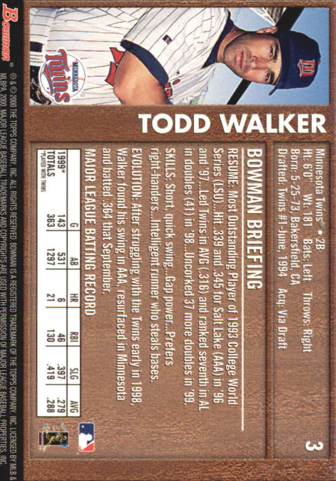 B2187- 2000 Bowman Baseball Asstd Insert Cards G1 -You Pick- 15+ FREE US SHIP - Picture 129 of 265