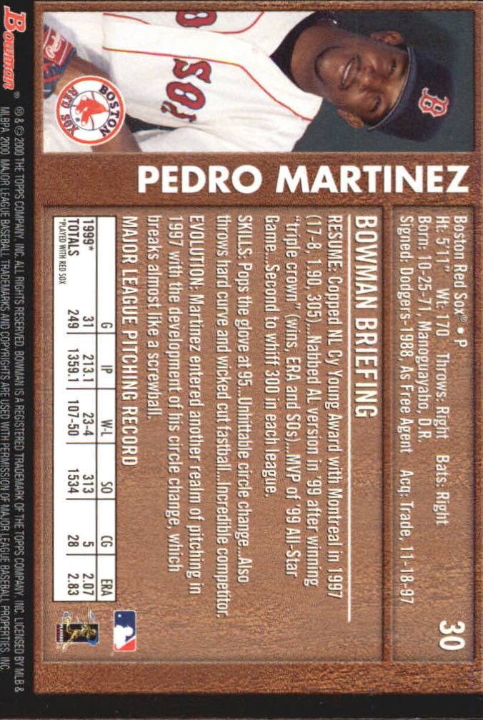 B2187- 2000 Bowman Baseball Asstd Insert Cards G1 -You Pick- 15+ FREE US SHIP - Picture 239 of 265