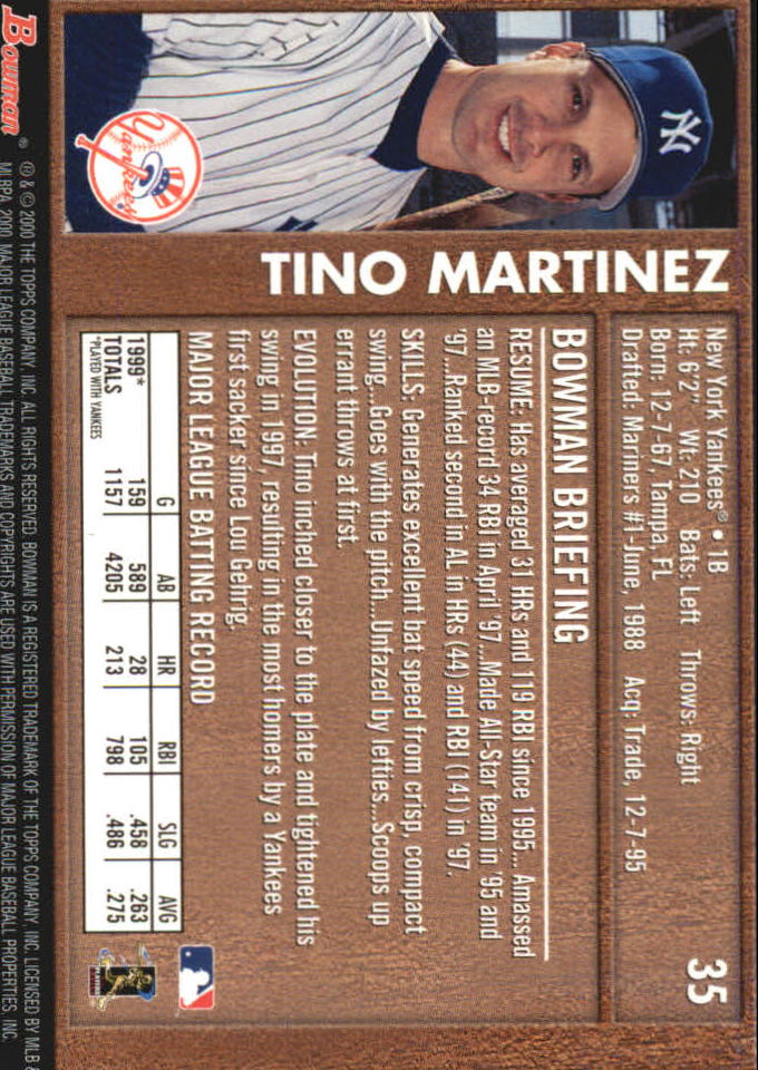 B2187- 2000 Bowman Baseball Asstd Insert Cards G1 -You Pick- 15+ FREE US SHIP - Picture 121 of 265