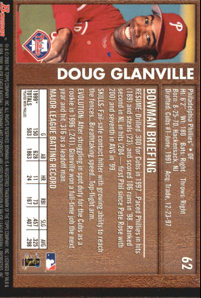 B2187- 2000 Bowman Baseball Asstd Insert Cards G1 -You Pick- 15+ FREE US SHIP - Picture 141 of 265