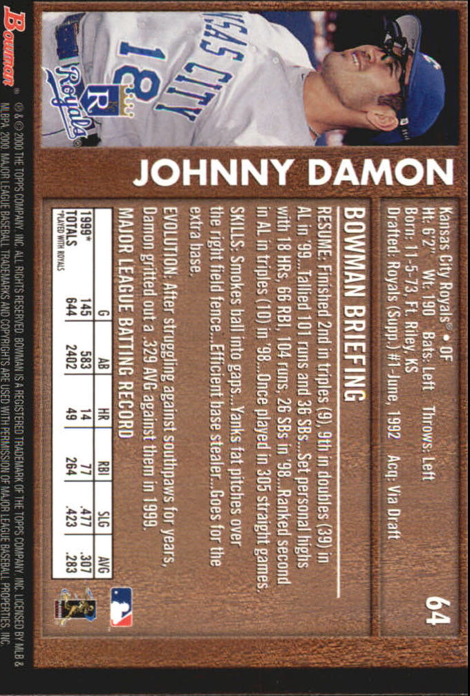 B2187- 2000 Bowman Baseball Asstd Insert Cards G1 -You Pick- 15+ FREE US SHIP - Picture 253 of 265