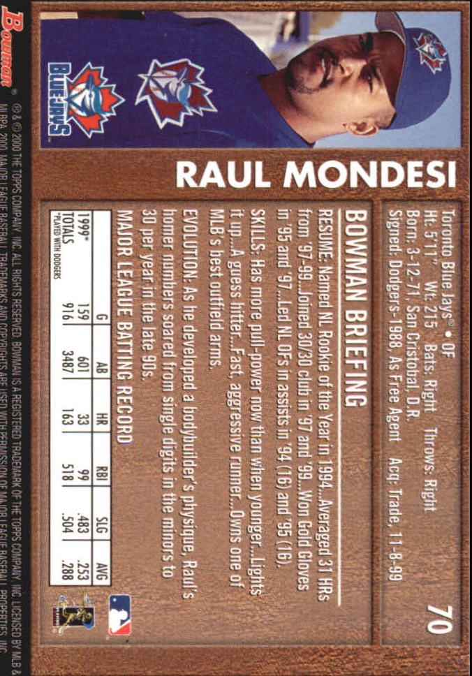 B2187- 2000 Bowman Baseball Asstd Insert Cards G1 -You Pick- 15+ FREE US SHIP - Picture 37 of 265