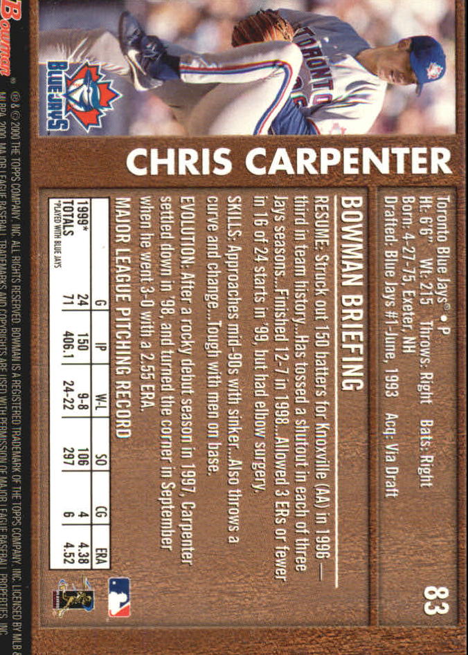 B2187- 2000 Bowman Baseball Asstd Insert Cards G1 -You Pick- 15+ FREE US SHIP - Picture 235 of 265