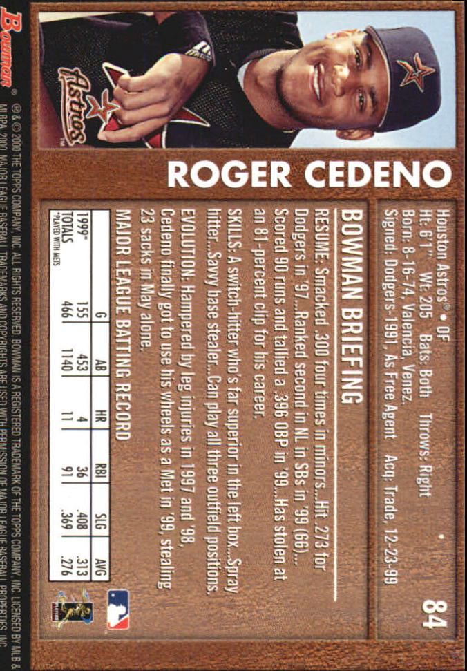 B2187- 2000 Bowman Baseball Asstd Insert Cards G1 -You Pick- 15+ FREE US SHIP - Picture 165 of 265