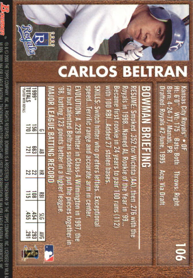 B2187- 2000 Bowman Baseball Asstd Insert Cards G1 -You Pick- 15+ FREE US SHIP - Picture 251 of 265