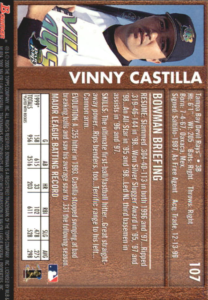 B2187- 2000 Bowman Baseball Asstd Insert Cards G1 -You Pick- 15+ FREE US SHIP - Picture 11 of 265
