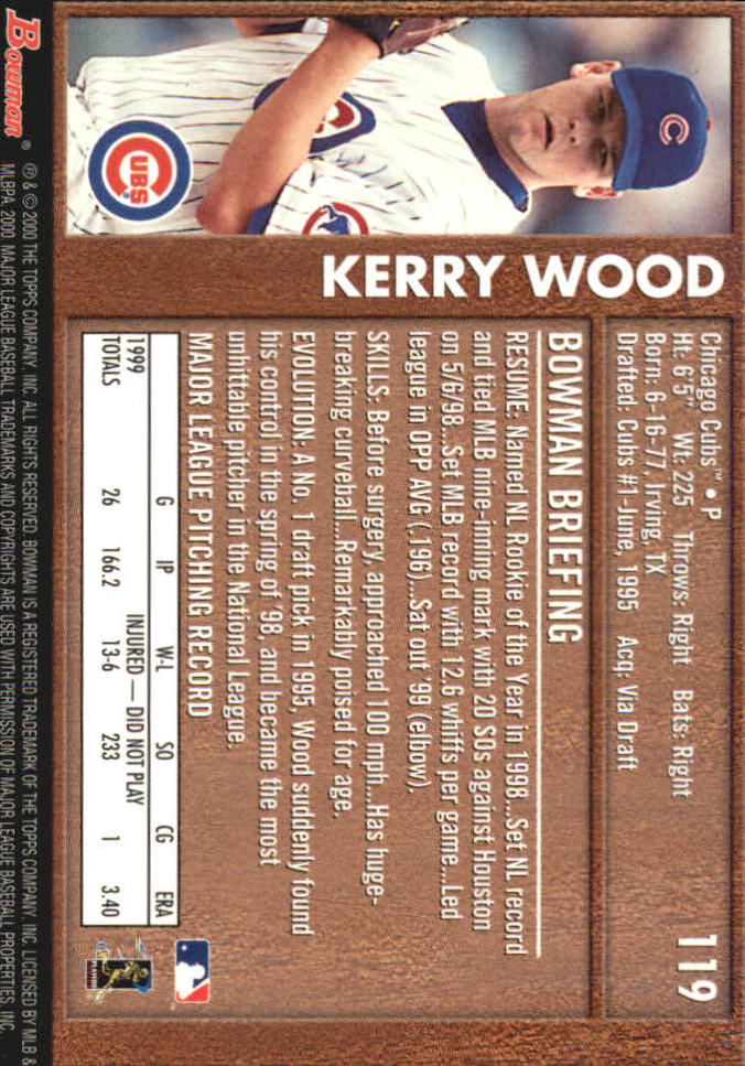 B2187- 2000 Bowman Baseball Asstd Insert Cards G1 -You Pick- 15+ FREE US SHIP - Picture 77 of 265