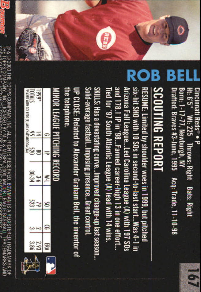 B2187- 2000 Bowman Baseball Asstd Insert Cards G1 -You Pick- 15+ FREE US SHIP - Picture 75 of 265