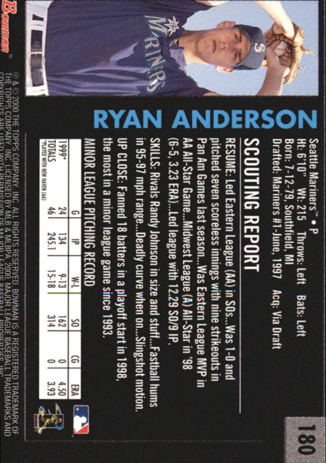 B2187- 2000 Bowman Baseball Asstd Insert Cards G1 -You Pick- 15+ FREE US SHIP - Picture 163 of 265
