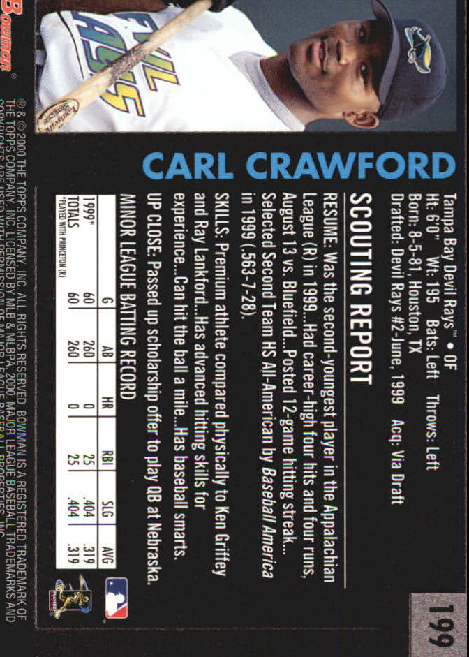 B2187- 2000 Bowman Baseball Asstd Insert Cards G1 -You Pick- 15+ FREE US SHIP - Picture 243 of 265