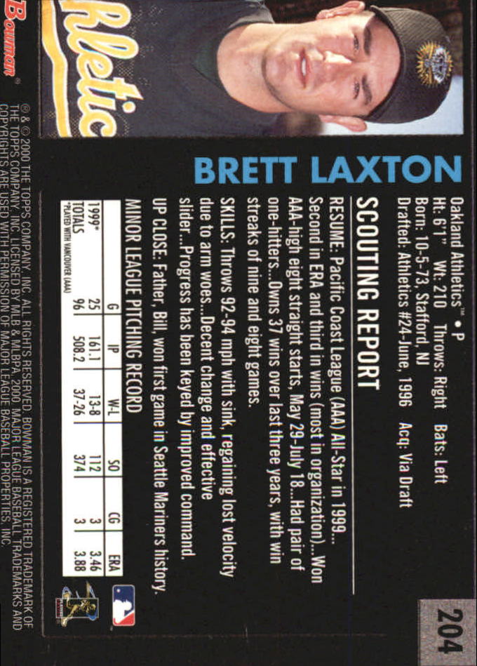 B2187- 2000 Bowman Baseball Asstd Insert Cards G1 -You Pick- 15+ FREE US SHIP - Picture 151 of 265