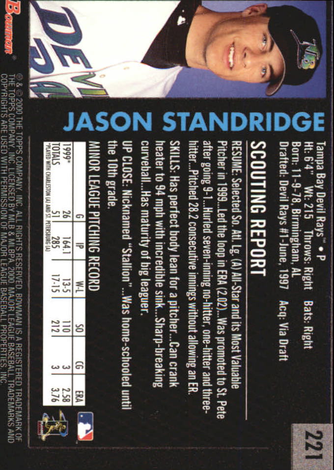 B2187- 2000 Bowman Baseball Asstd Insert Cards G1 -You Pick- 15+ FREE US SHIP - Picture 199 of 265