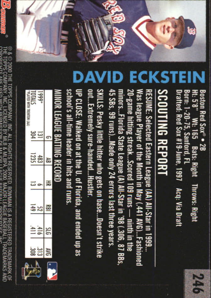 B2187- 2000 Bowman Baseball Asstd Insert Cards G1 -You Pick- 15+ FREE US SHIP - Picture 127 of 265