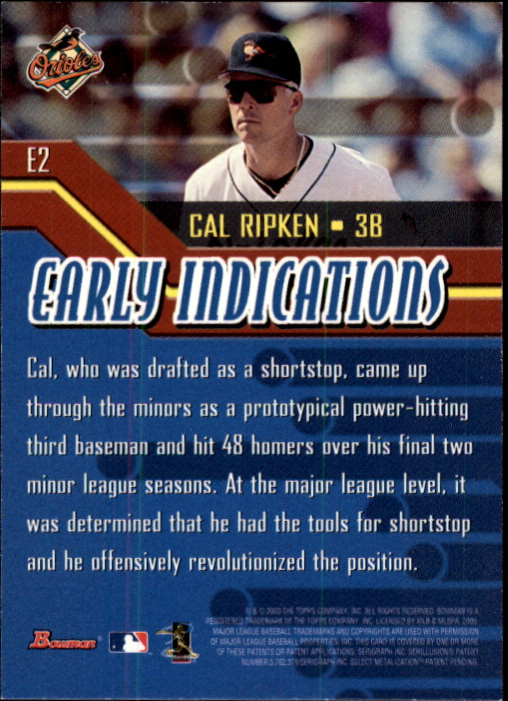 2000 Bowman Baseball "Insert" Cards - Picture 12 of 64