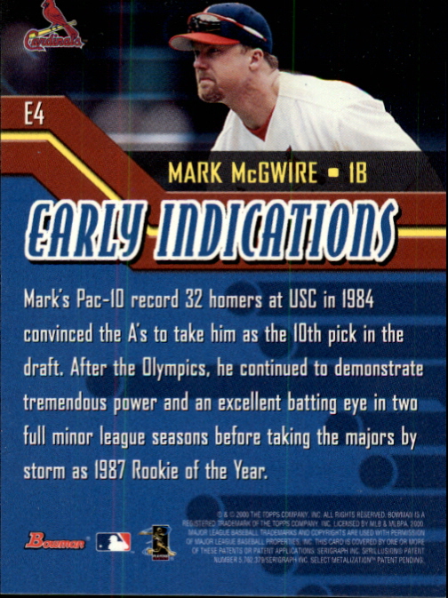 2000 Bowman Baseball "Insert" Cards - Picture 14 of 64