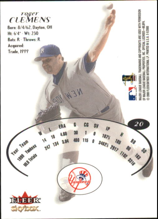 Roger Clemens cards (1987-2022) Red Sox Yankees Blue Jays Astros - You Choose - Picture 205 of 356