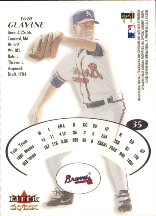 2000 E-X #35 Tom Glavine