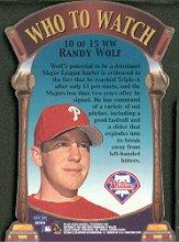2000 Fleer Tradition Baseball Who To Watch Insert Singles - You Choose - Picture 19 of 29
