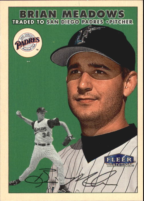 2000 Fleer Tradition Glossy #18 Brian Meadows