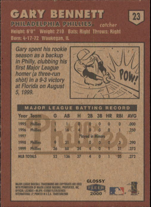 A2321- 2000 Fleer Tradition Glossy BB Cards 1-250 -You Pick- 15+ FREE US SHIP - Picture 43 of 473