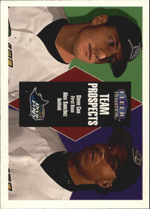 2000 Fleer Tradition Glossy #78 S.Cox/A.Sanchez